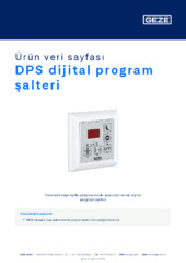 DPS dijital program şalteri Ürün veri sayfası TR