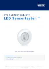 LED Sensortaster  * Produktdatenblatt DE