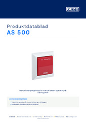 AS 500 Produktdatablad SV