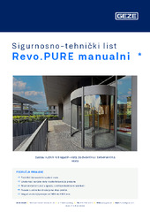 Revo.PURE manualni  * Sigurnosno-tehnički list HR