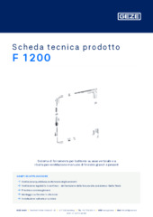 F 1200 Scheda tecnica prodotto IT