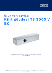 Kilit gövdesi TS 3000 V BC Ürün veri sayfası TR
