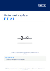 PT 21 Ürün veri sayfası TR