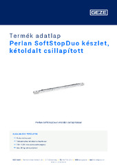 Perlan SoftStopDuo készlet, kétoldalt csillapított Termék adatlap HU