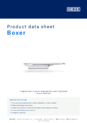 Boxer Product data sheet EN