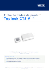 Toplock CTS V  * Ficha de dados de produto PT