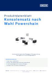 Konsolensatz nach Wahl Powerchain Produktdatenblatt DE