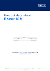 Boxer ISM Product data sheet EN