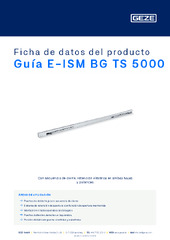 Guía E-ISM BG TS 5000 Ficha de datos del producto ES