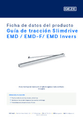 Guía de tracción Slimdrive EMD / EMD-F/ EMD Invers Ficha de datos del producto ES