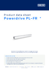 Powerdrive PL-FR  * Product data sheet EN