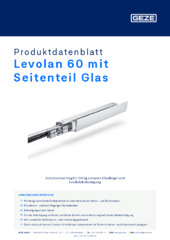 Levolan 60 mit Seitenteil Glas Produktdatenblatt DE