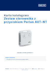 Zestaw sterownika z przyciskiem Perlan AUT-NT Karta katalogowa PL