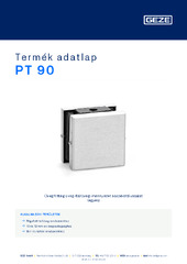 PT 90 Termék adatlap HU