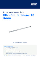 ISM-Gleitschiene TS 5000 Produktdatenblatt DE