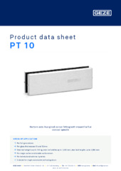 PT 10 Product data sheet EN