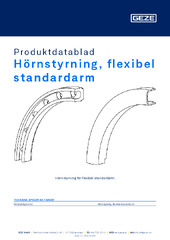 Hörnstyrning, flexibel standardarm Produktdatablad SV