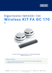 Wireless KIT FA GC 170  * Sigurnosno-tehnički list HR