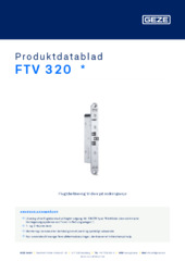 FTV 320  * Produktdatablad DA