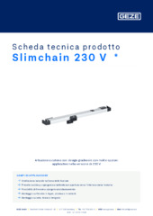 Slimchain 230 V  * Scheda tecnica prodotto IT