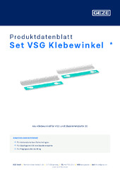 Set VSG Klebewinkel  * Produktdatenblatt DE