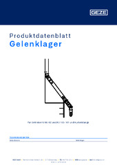 Gelenklager Produktdatenblatt DE