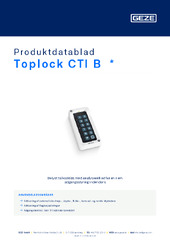 Toplock CTI B  * Produktdatablad DA