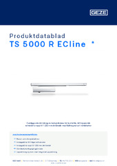 TS 5000 R ECline  * Produktdatablad SV