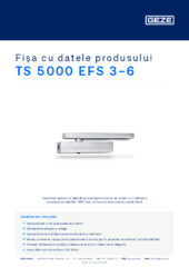 TS 5000 EFS 3-6 Fișa cu datele produsului RO