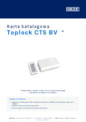 Toplock CTS BV  * Karta katalogowa PL