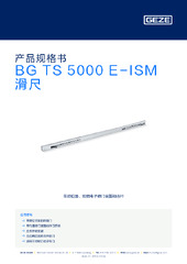 BG TS 5000 E-ISM 滑尺 产品规格书 ZH