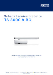 TS 3000 V BC Scheda tecnica prodotto IT