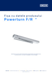 Powerturn F/R  * Fișa cu datele produsului RO