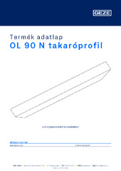 OL 90 N takaróprofil Termék adatlap HU