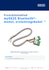 myGEZE Bluetooth®-modul, erstatningskabel  * Produktdatablad NB