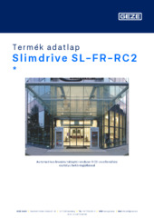 Slimdrive SL-FR-RC2  * Termék adatlap HU