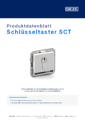 Schlüsseltaster SCT Produktdatenblatt DE
