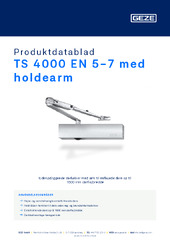 TS 4000 EN 5-7 med holdearm Produktdatablad DA