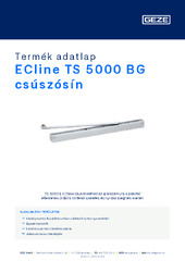 ECline TS 5000 BG csúszósín Termék adatlap HU