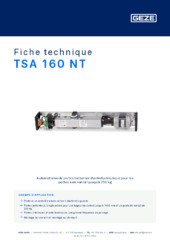 TSA 160 NT Fiche technique FR