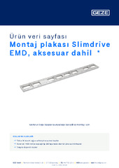 Montaj plakası Slimdrive EMD, aksesuar dahil  * Ürün veri sayfası TR