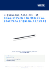Komplet Perlan SoftStopDuo, obostrano prigušen, do 100 kg Sigurnosno-tehnički list HR