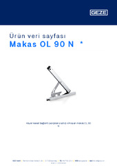 Makas OL 90 N  * Ürün veri sayfası TR