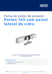 Perlan 140 com painel lateral de vidro Ficha de dados de produto PT