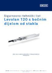 Levolan 120 s bočnim dijelom od stakla Sigurnosno-tehnički list HR