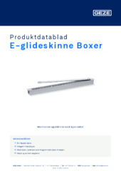 E-glideskinne Boxer Produktdatablad NB