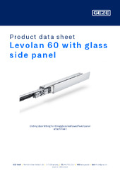 Levolan 60 with glass side panel Product data sheet EN