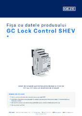 GC Lock Control SHEV  * Fișa cu datele produsului RO