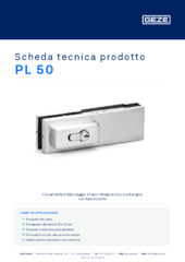 PL 50 Scheda tecnica prodotto IT