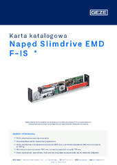 Napęd Slimdrive EMD F-IS  * Karta katalogowa PL